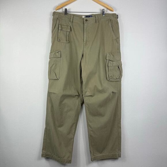 GAP‎ Khakis Cargo Pants Men's Large - Picture 1 of 10